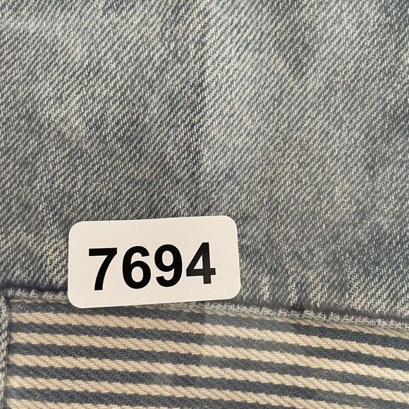 New! One teaspoon Blue Truckers Mid Waist Straight Leg Denim Jeans 37694 - Picture 13 of 14